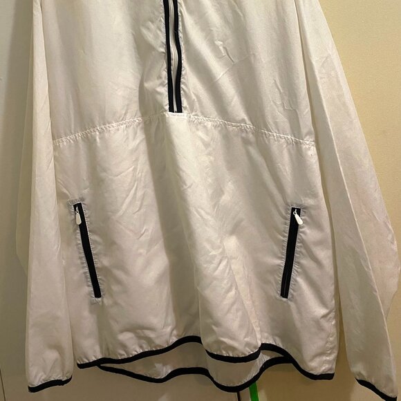 Sidequest '90s White Oversized Casual Windbreaker - Picture 5 of 15